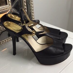 Michael Kors Black Platform High Heels